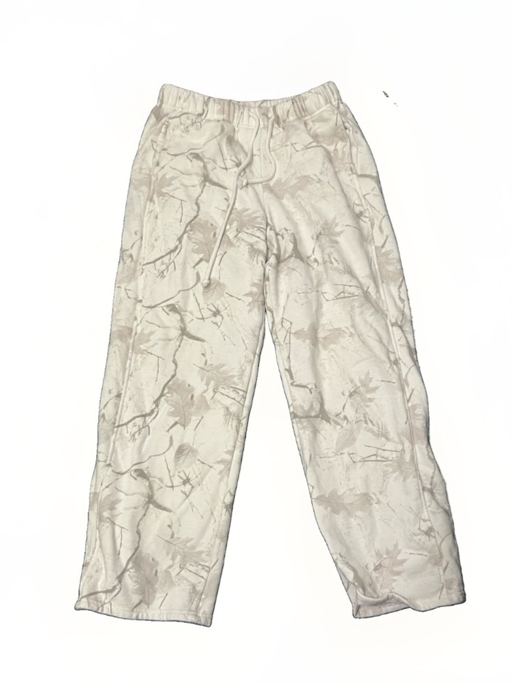 Garage UltraFleece Straight Leg Sweatpants Winter Camo White M